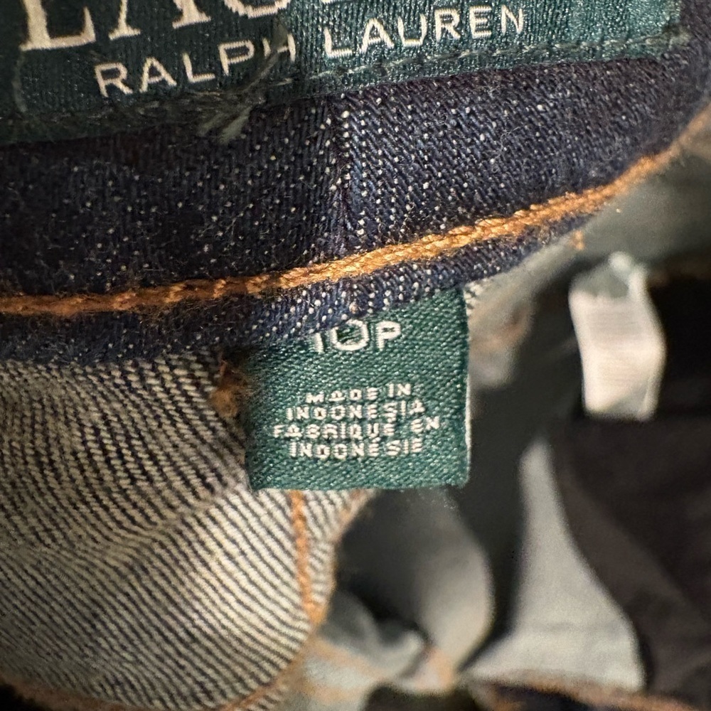Lauren Ralph Lauren Premium Straight Petite Jeans - Picture 5 of 11